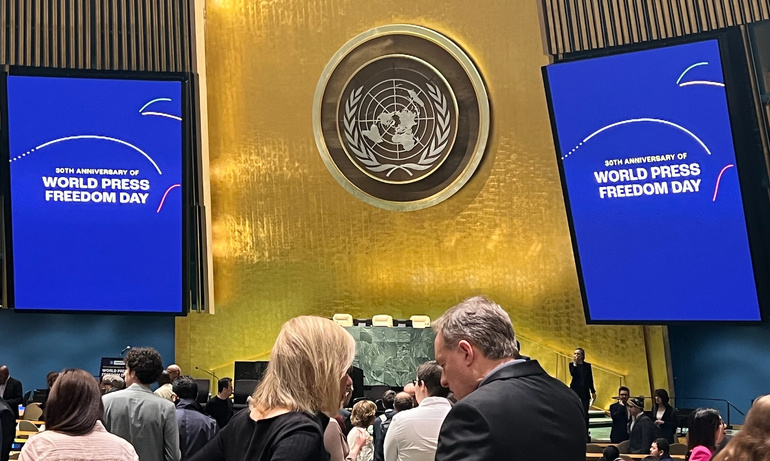 UNESCO 30th anniversary world press freedom day event 