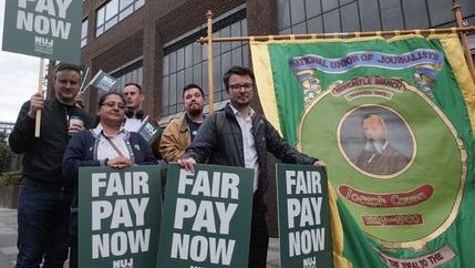 Reach picket line Newcastle