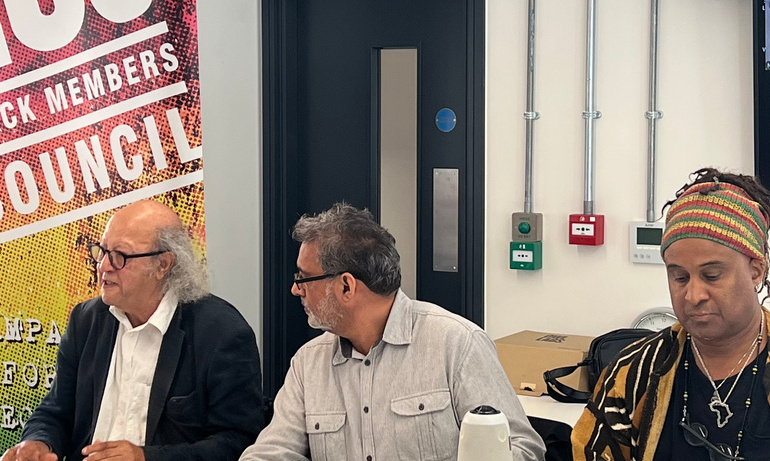 Jim Boumelha, Tony Adams, Roger McKenzie