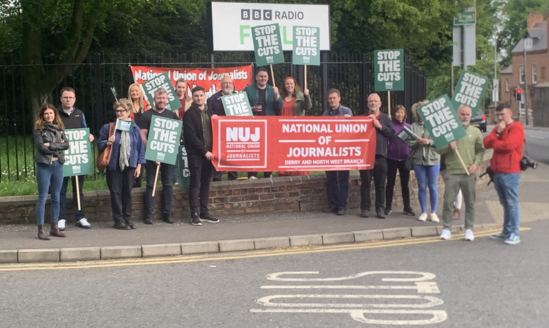 Radio Foyle picket 2