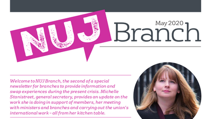 Cover: NUJ Branch April 2020